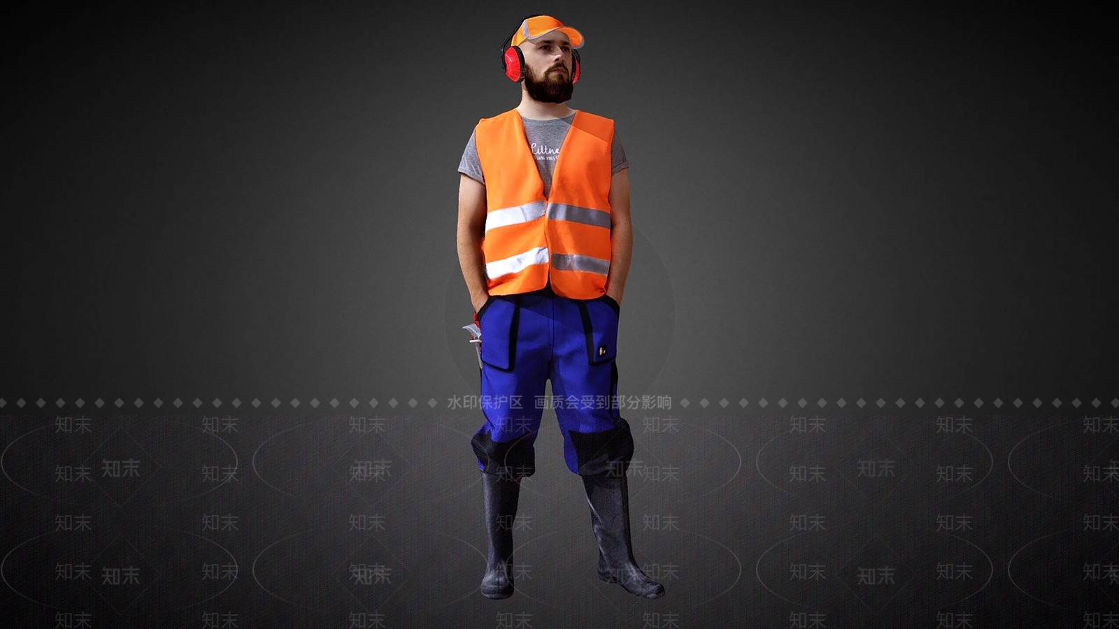 现代男人3D模型下载【ID:1105650432】