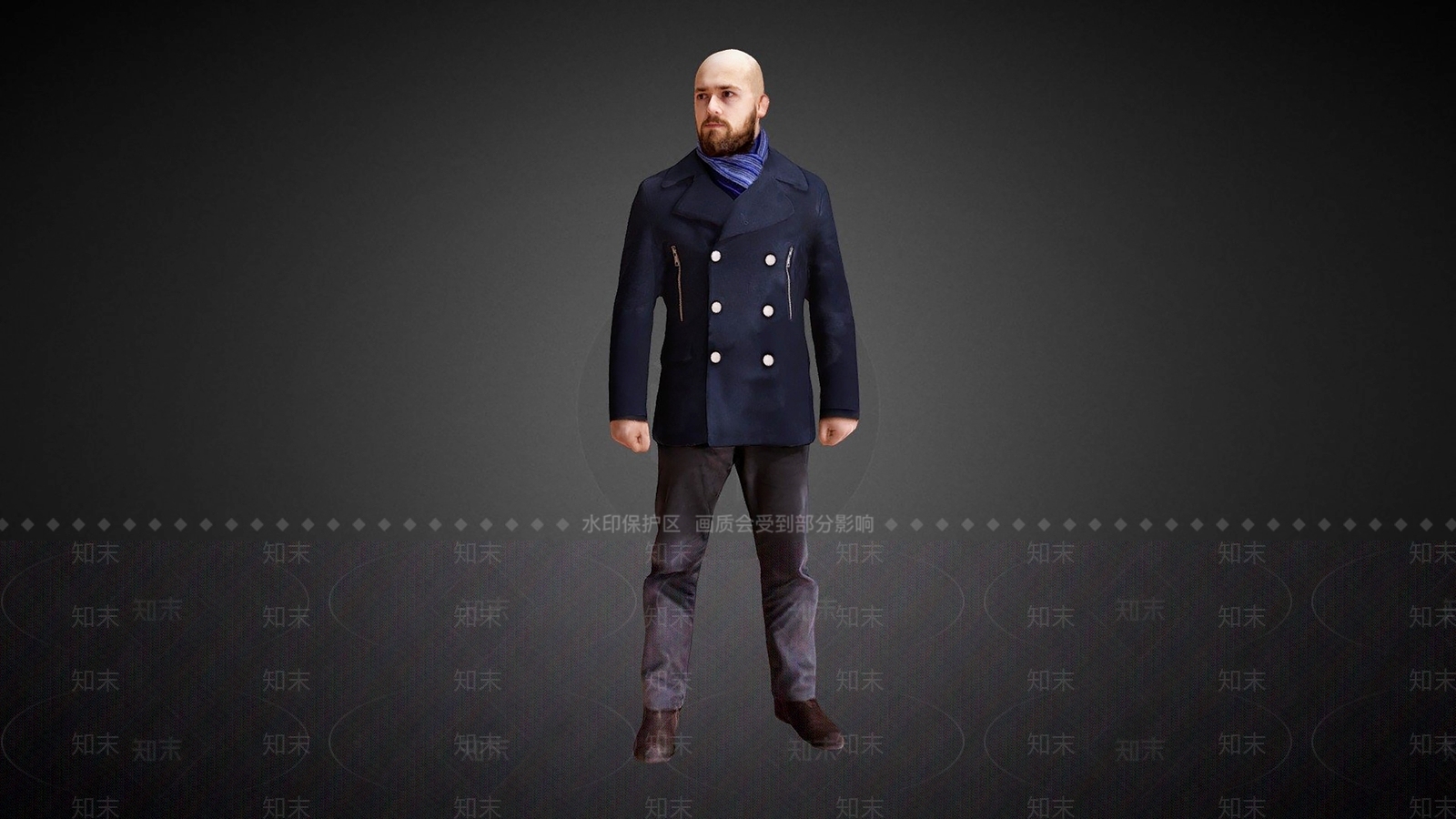 现代男人3D模型下载【ID:1105654357】