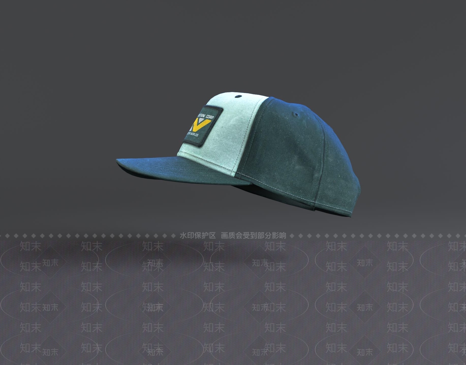 现代衣服3D模型渲染效果图