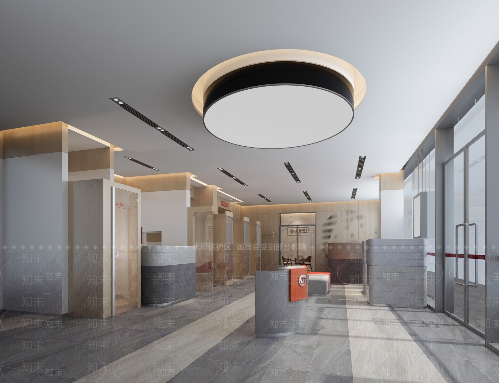 现代银行3D模型下载【ID:1105698740】