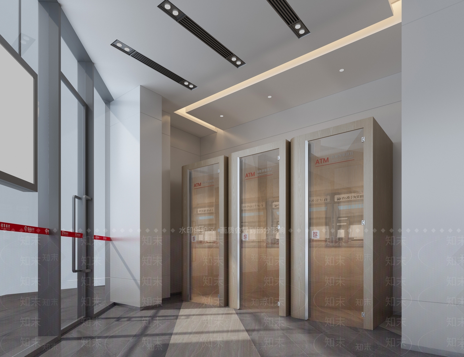 现代银行3D模型下载【ID:1105698740】