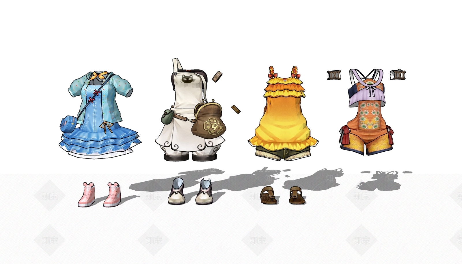 现代服装SU模型下载【ID:1105706285】