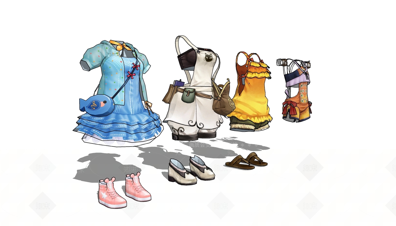 现代服装SU模型下载【ID:1105706285】