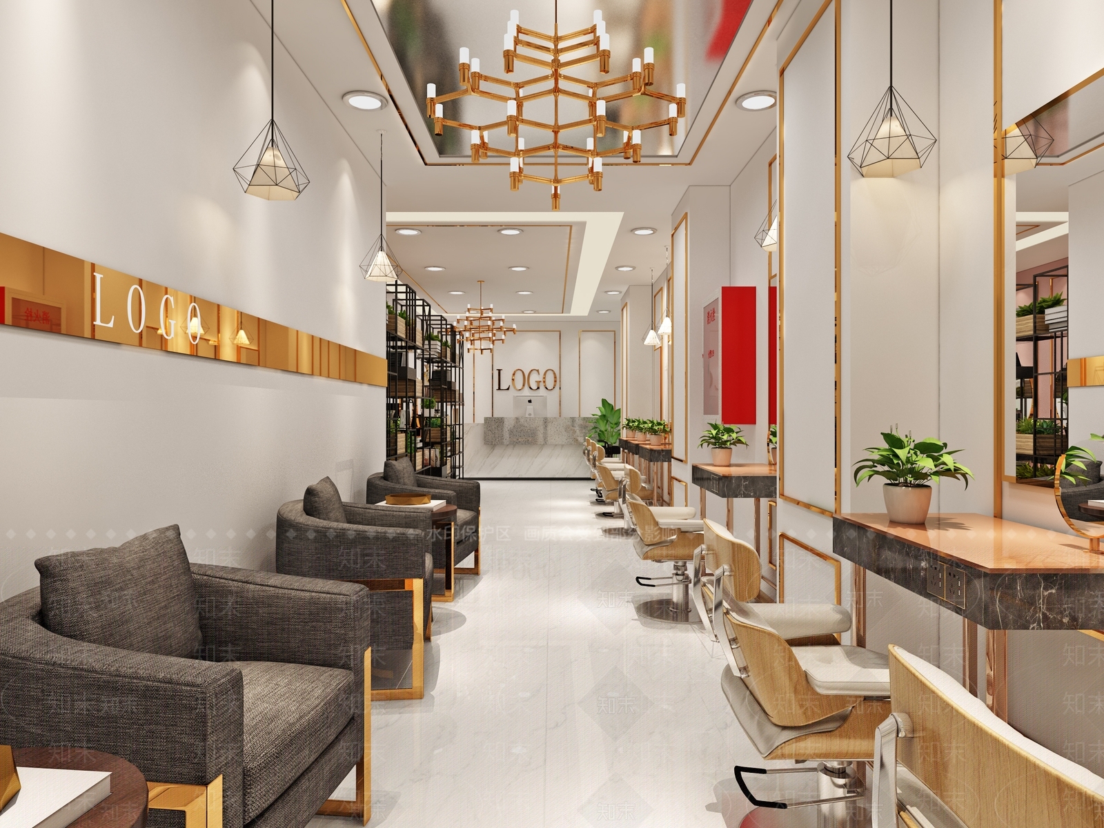 现代理发店3D模型下载【ID:1105712327】