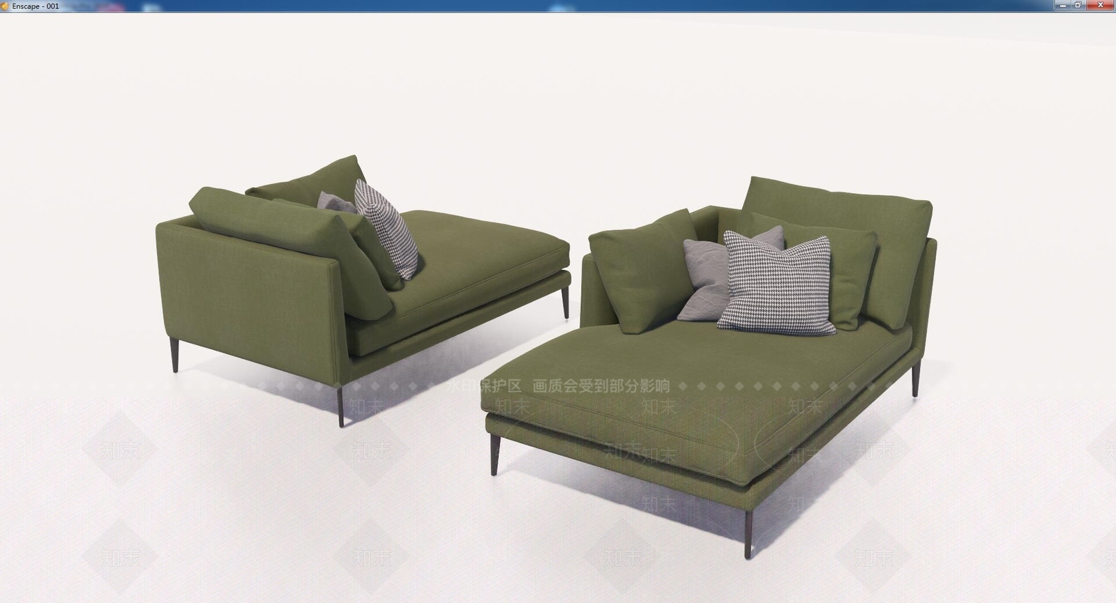 现代贵妃椅SU模型下载【ID:1105735027】