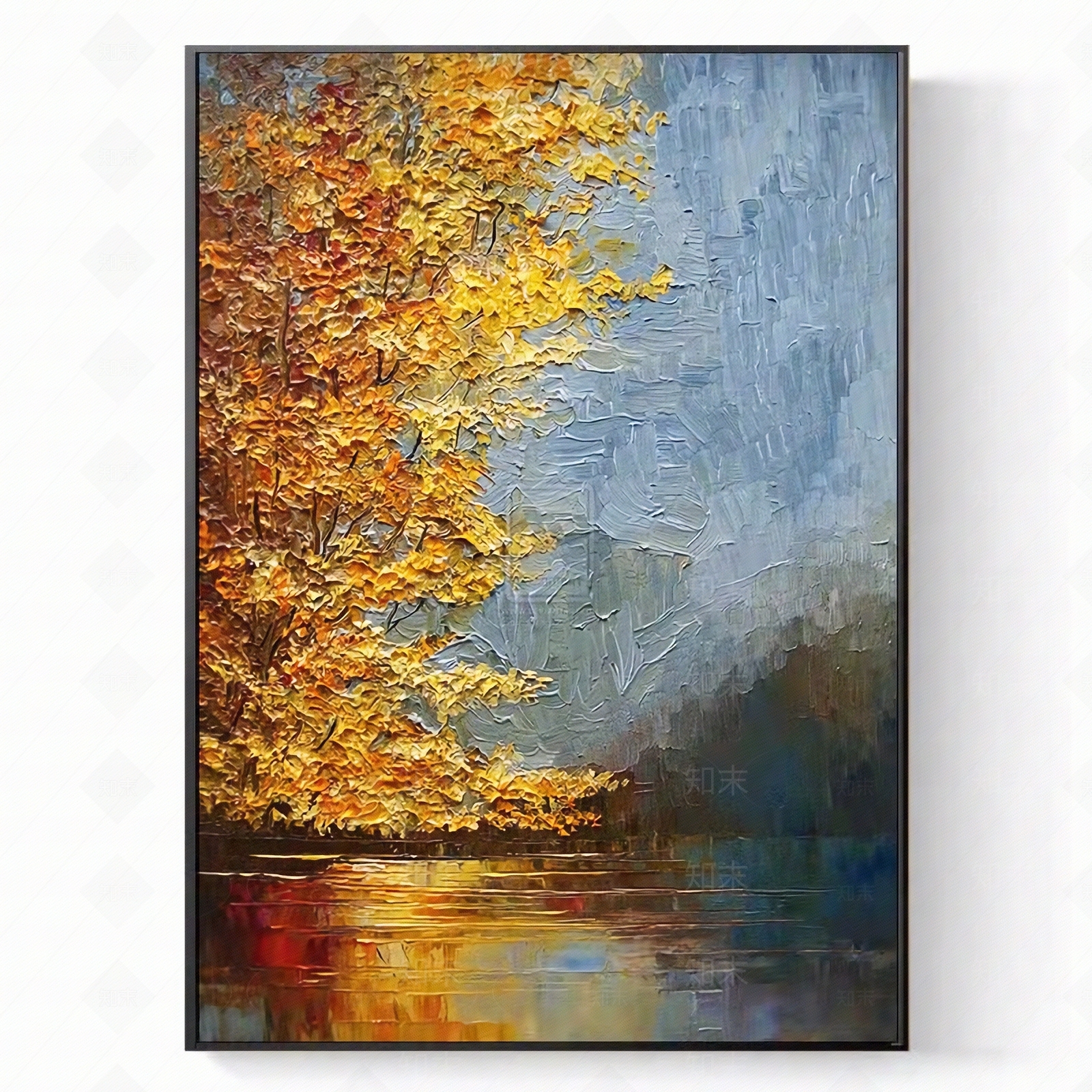 油画风景装饰画贴图下载【ID:1105736271】