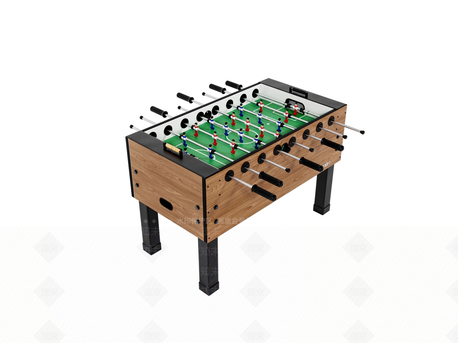 现代桌上足球3D模型下载【ID:1105757541】