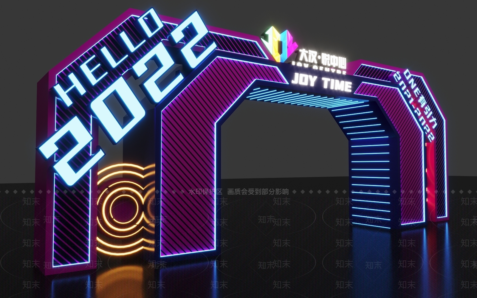 现代美陈3D模型下载【ID:1105766121】