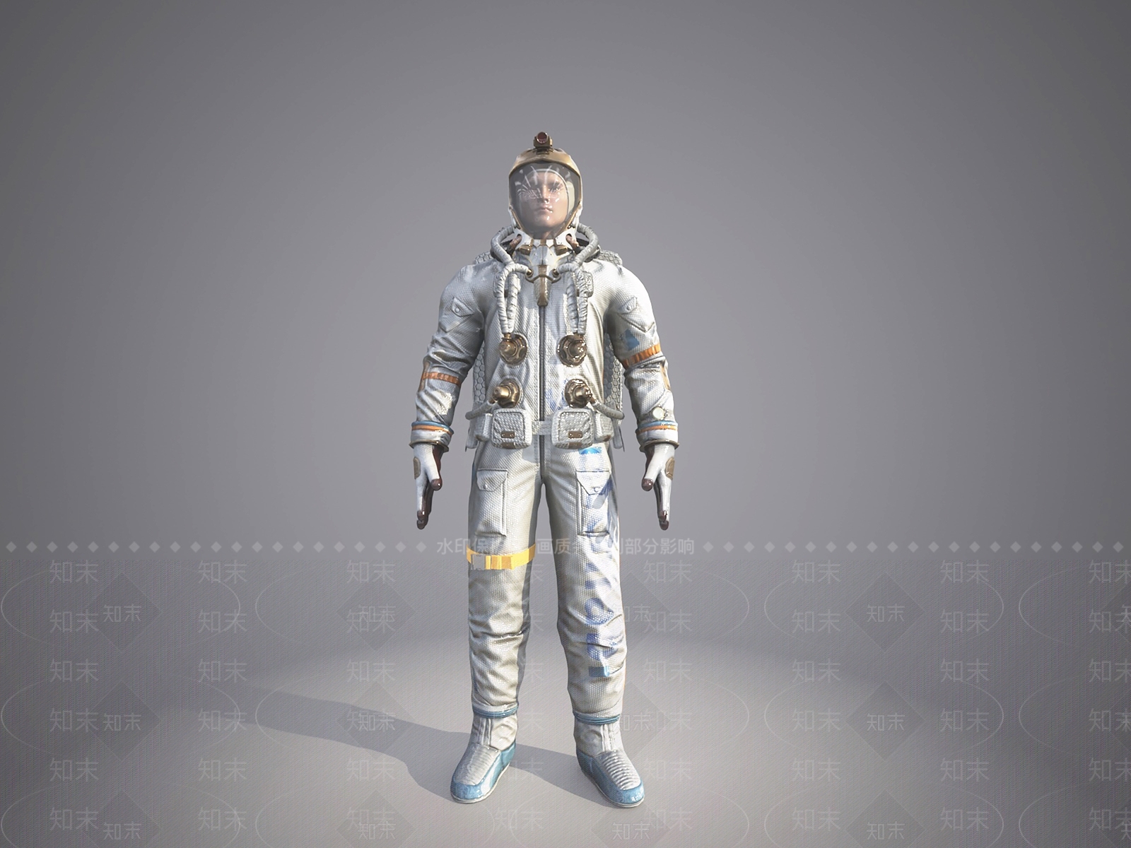 现代宇航员3D模型下载【ID:1105788691】