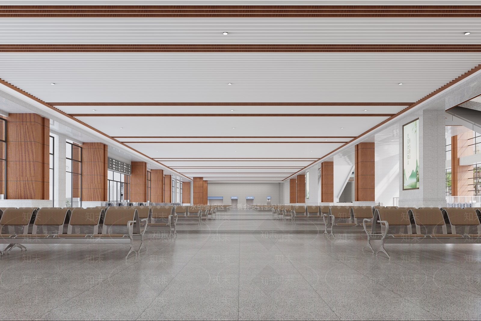 现代火车站3D模型下载【ID:1105788873】