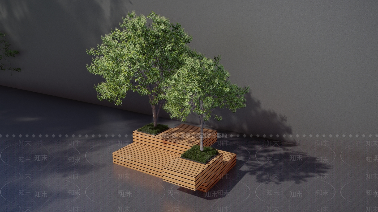 现代景观座椅SU模型下载【ID:1105804999】