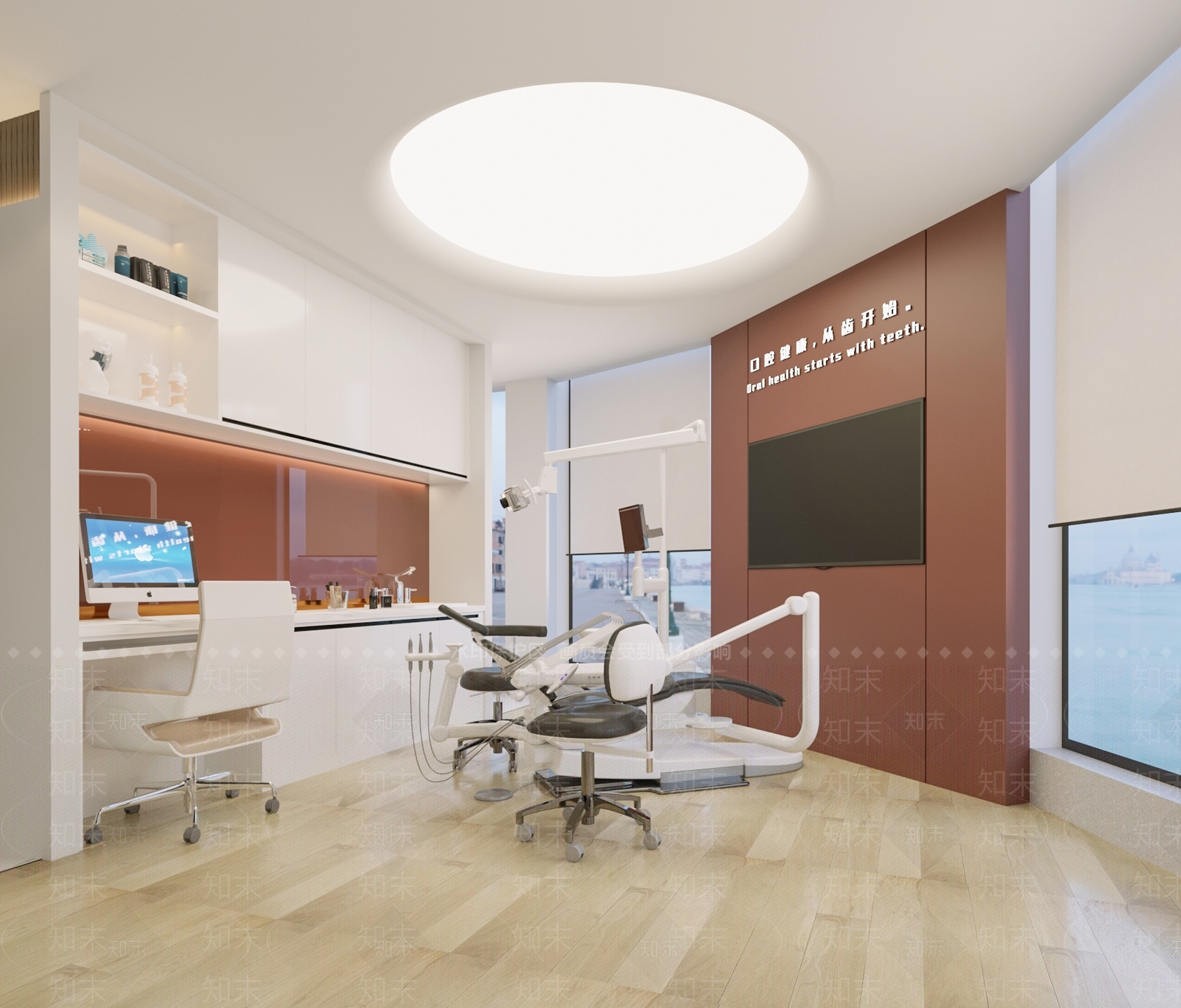 现代牙科诊所3D模型下载【ID:1105814472】