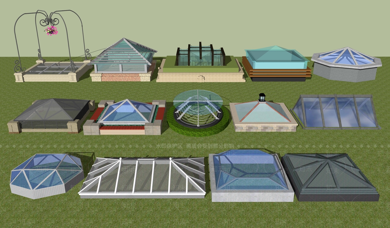 现代通风井SU模型下载【ID:1105824865】