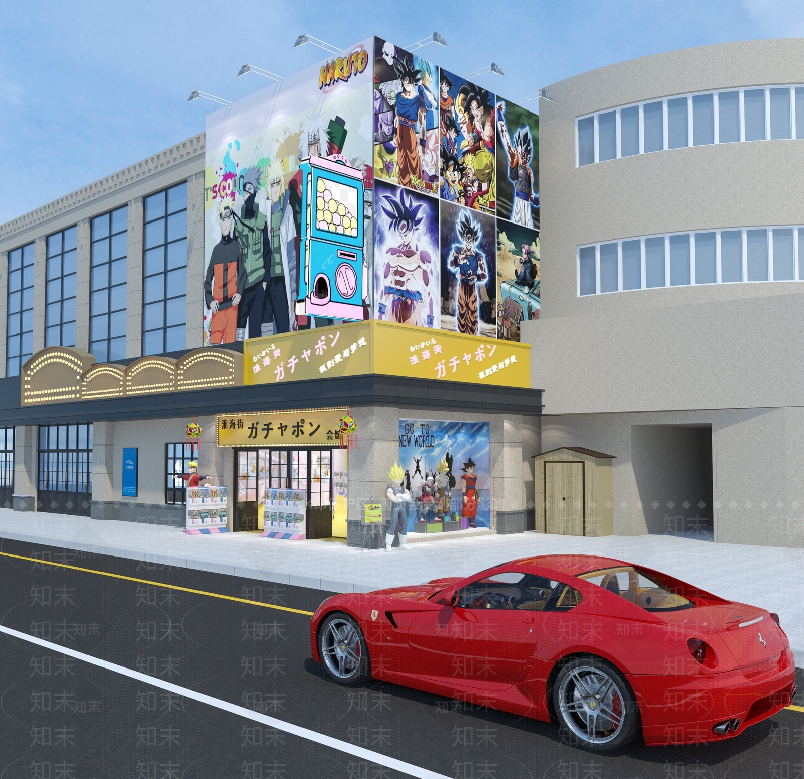 现代玩具礼品店3D模型下载【ID:1105834710】