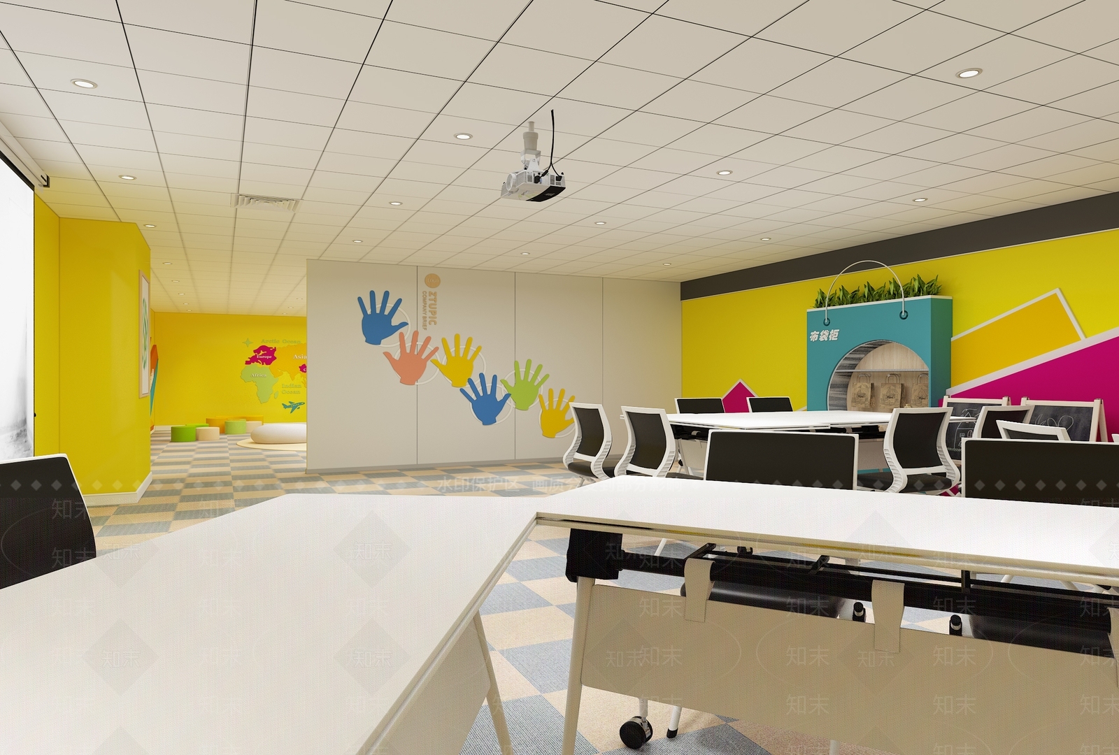 现代培训活动中心3D模型下载【ID:1105845970】