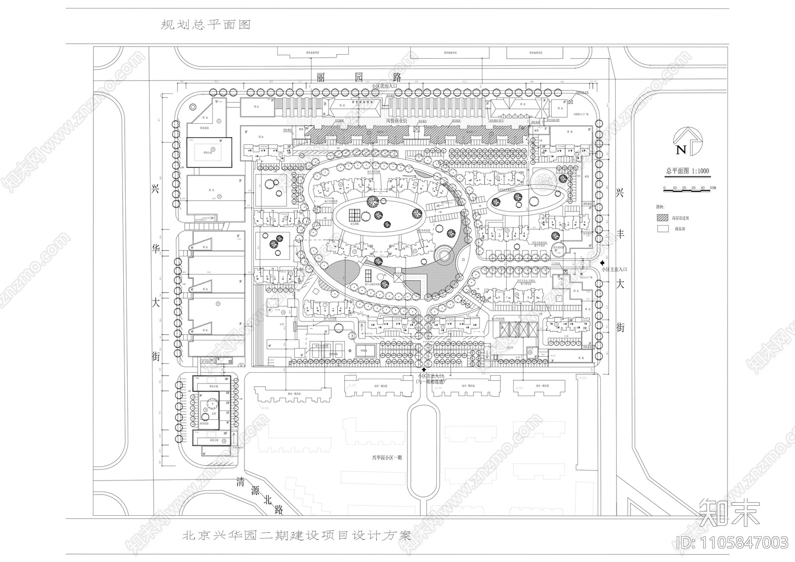 北极大兴高层住宅cad施工图下载【ID:1105847003】