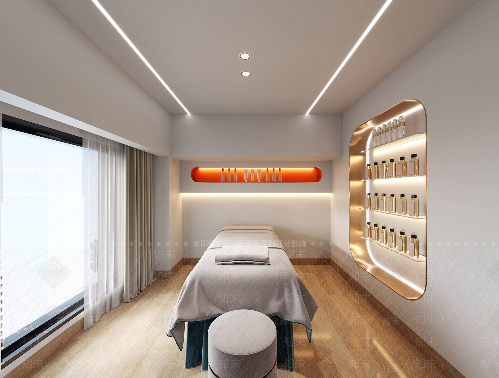 现代美容院包厢3D模型下载【ID:1105869234】