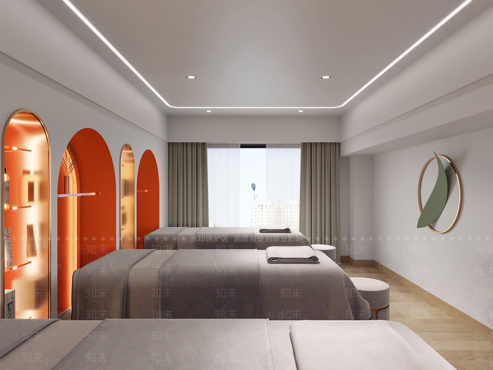 现代美容SPA店3D模型下载【ID:1105869891】