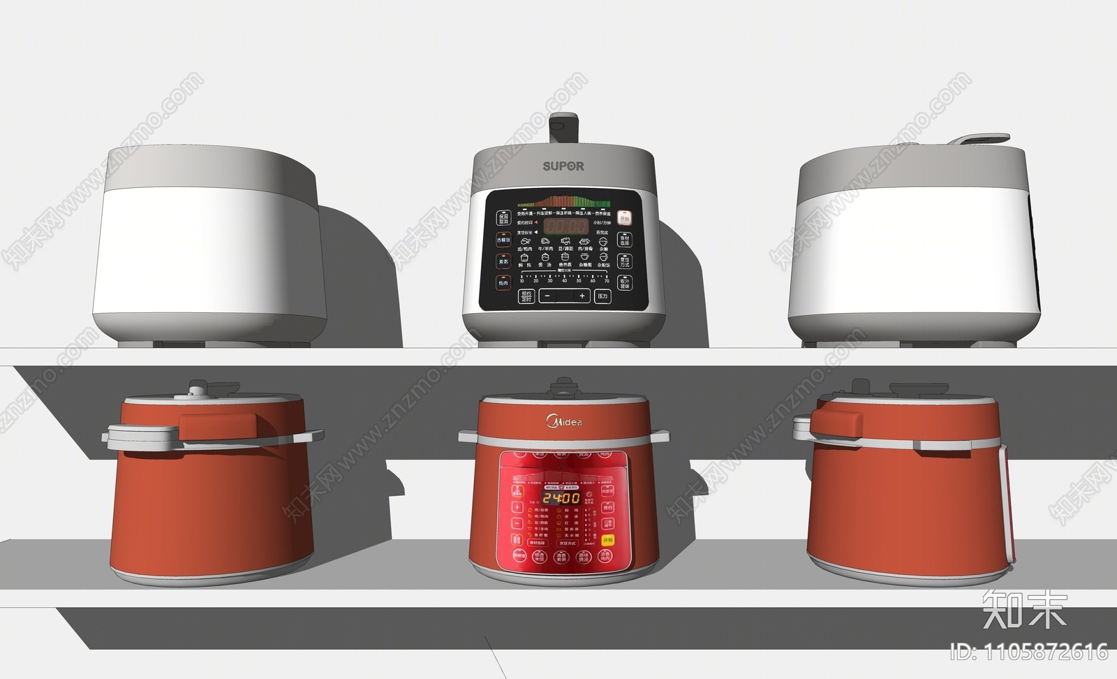 现代电饭锅SU模型下载【ID:1105872616】