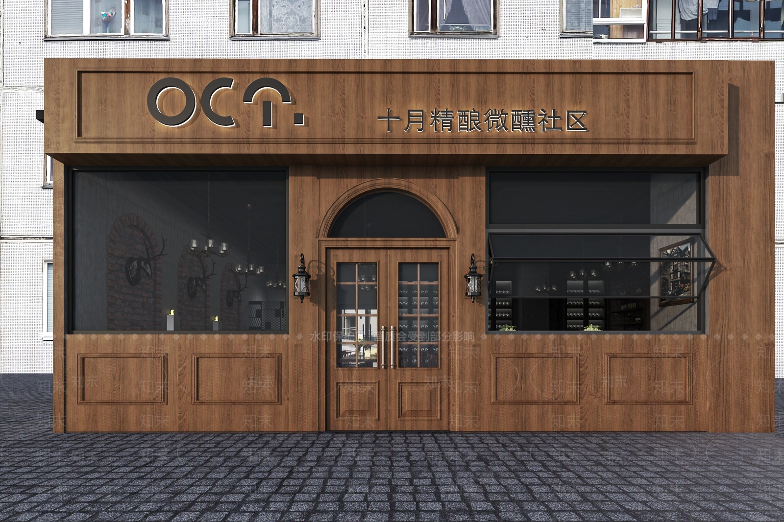 美式酒吧3D模型下载【ID:1105893559】