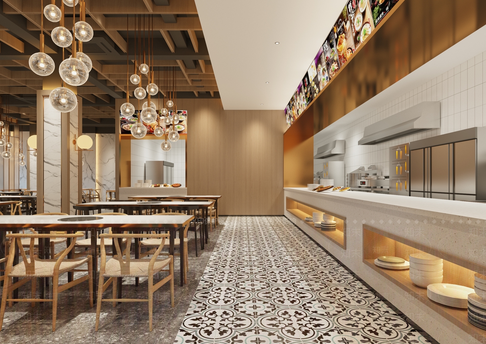 现代火锅店3D模型下载【ID:1105901000】