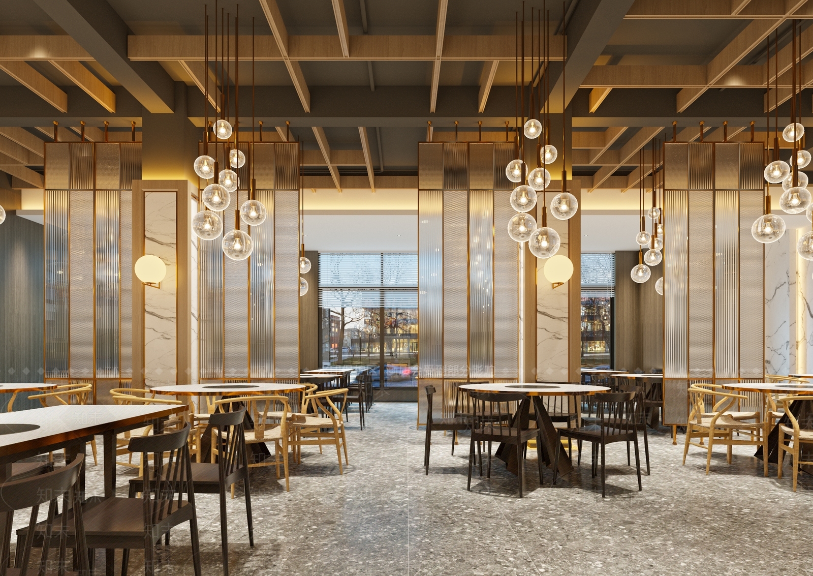 现代火锅店3D模型下载【ID:1105901000】