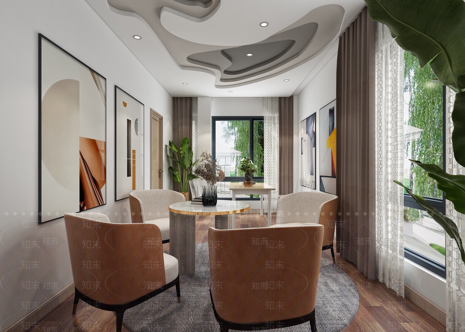现代书店3D模型下载【ID:1105938172】