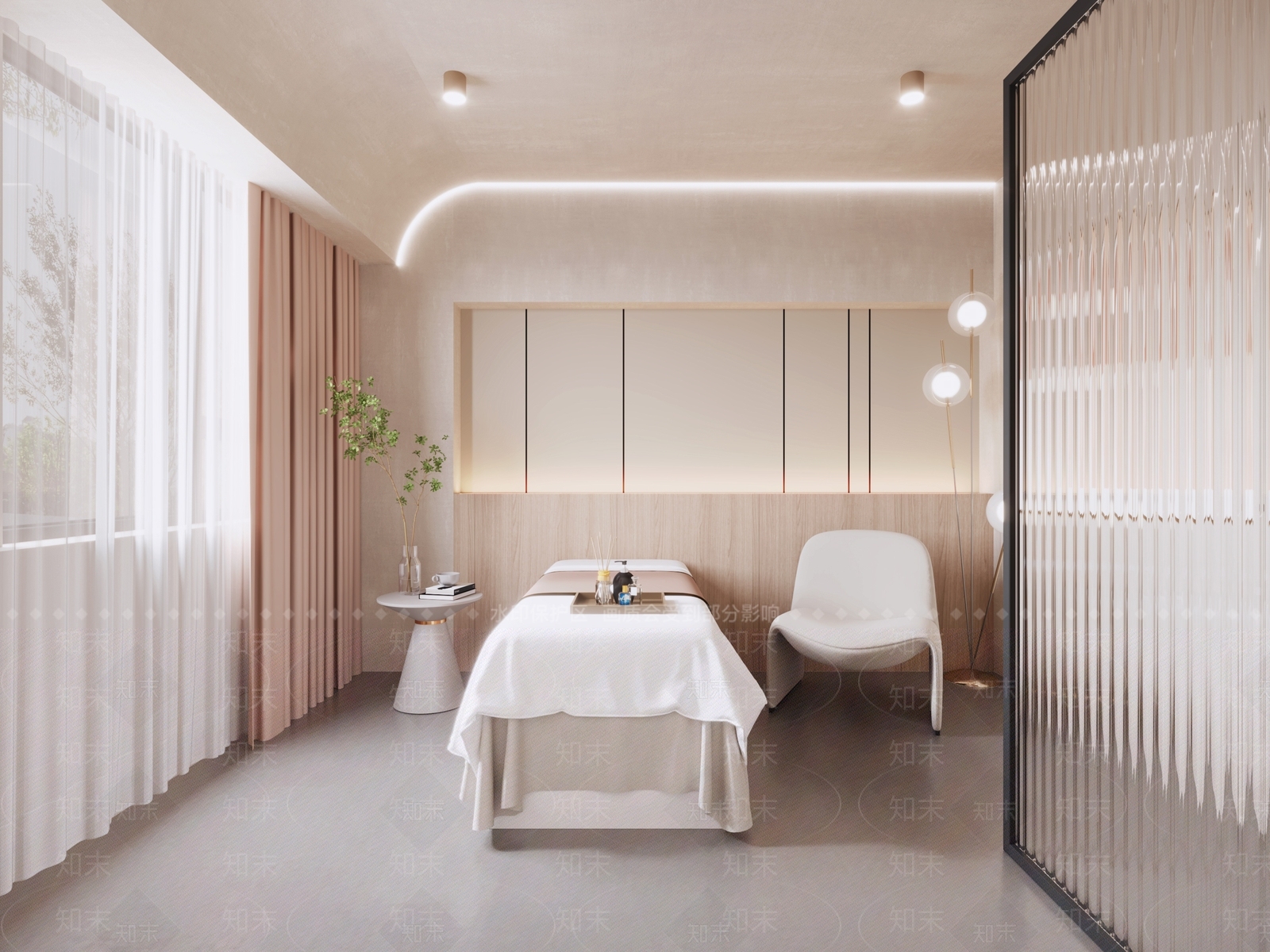 侘寂美容SPA店3D模型下载【ID:1105938596】
