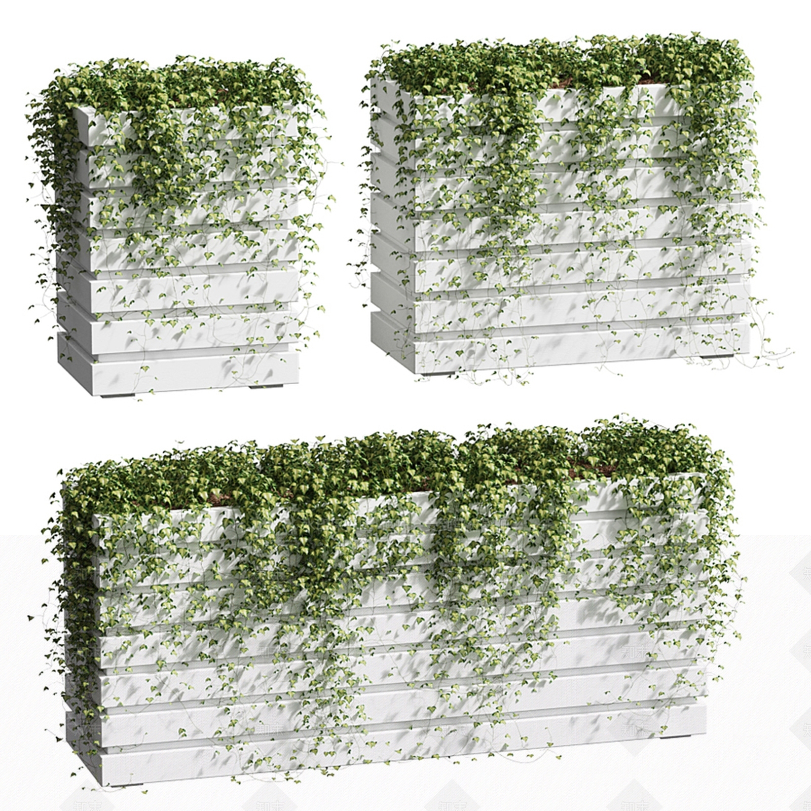现代花箱3D模型下载【ID:1105981599】