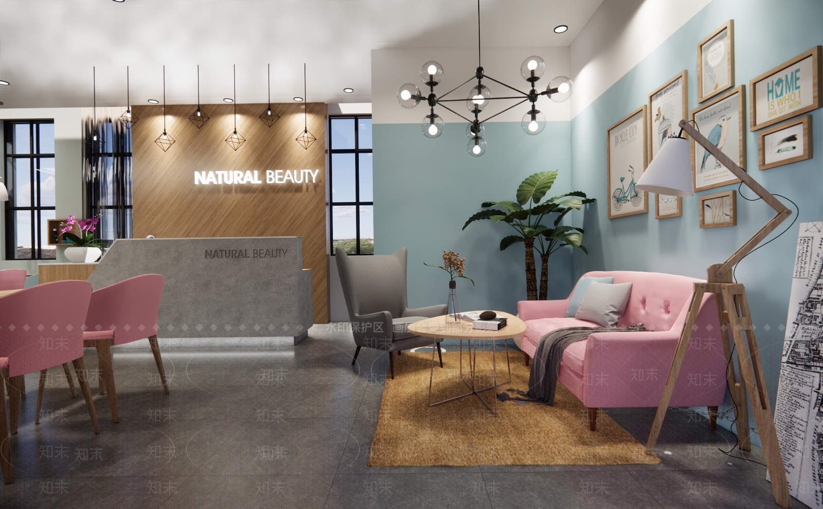 现代美妆店SU模型下载【ID:1105987046】