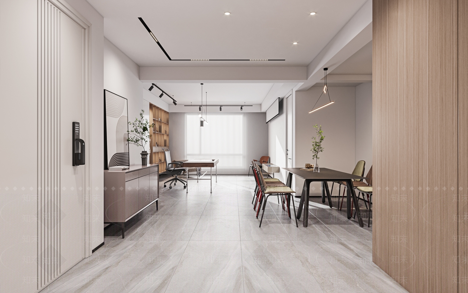 现代单身公寓3D模型下载【ID:1106001394】