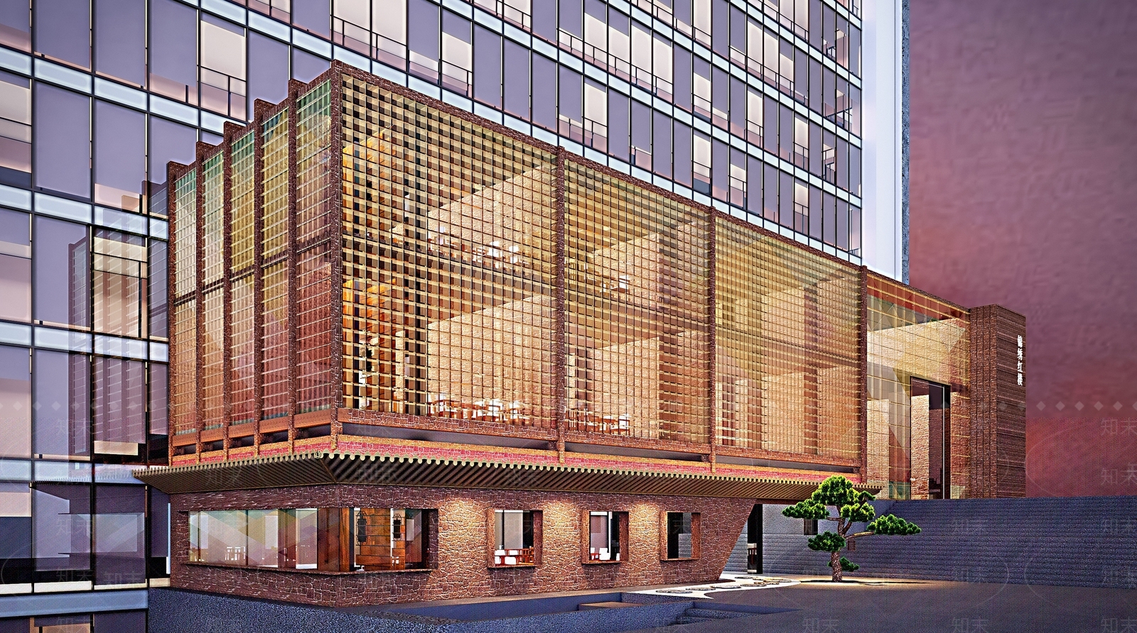 现代商场外观3D模型下载【ID:1106009457】