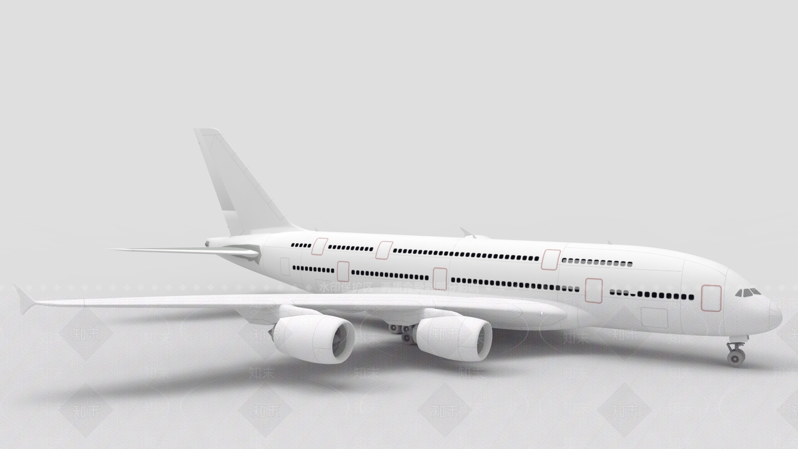 现代航空SU模型下载【ID:1106024361】