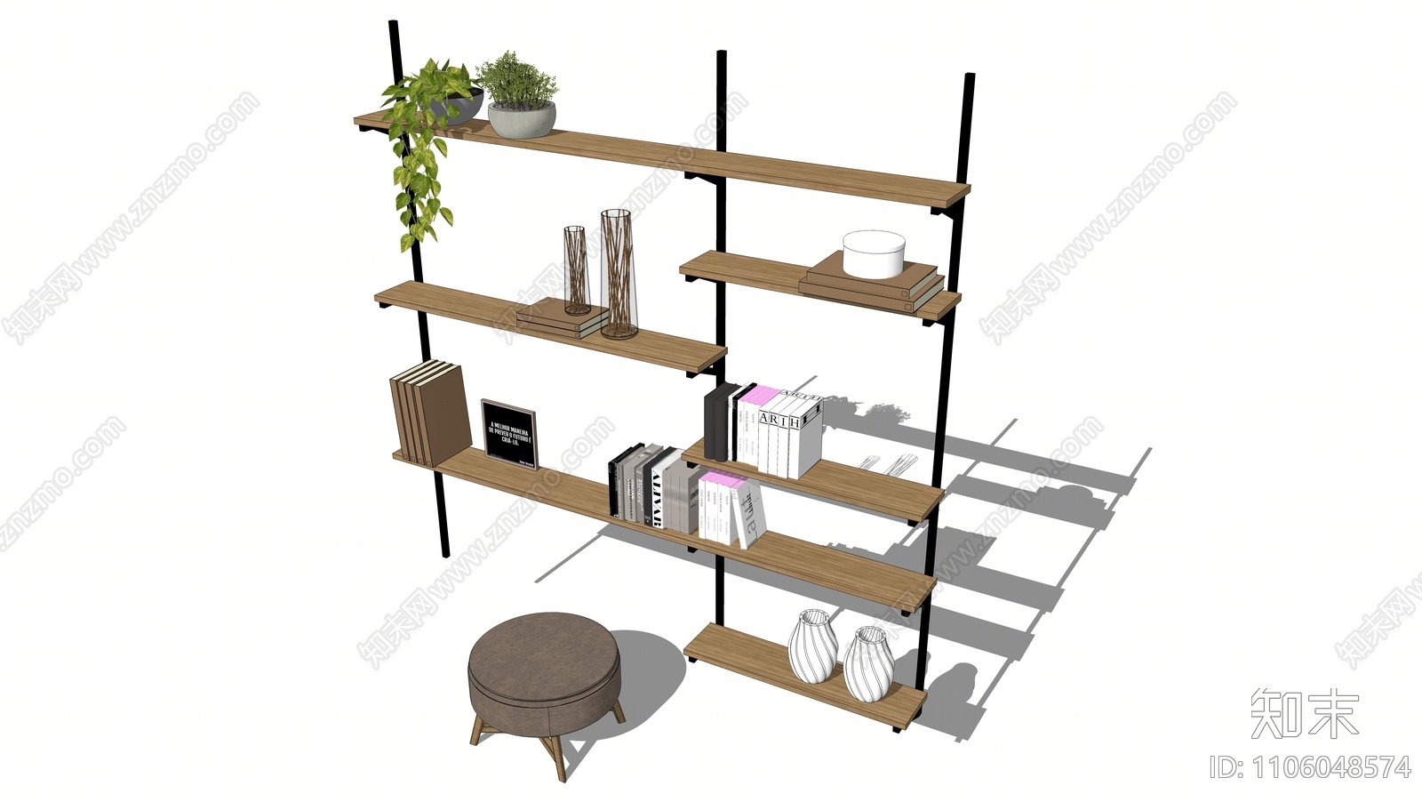 现代展示架SU模型下载【ID:1106048574】