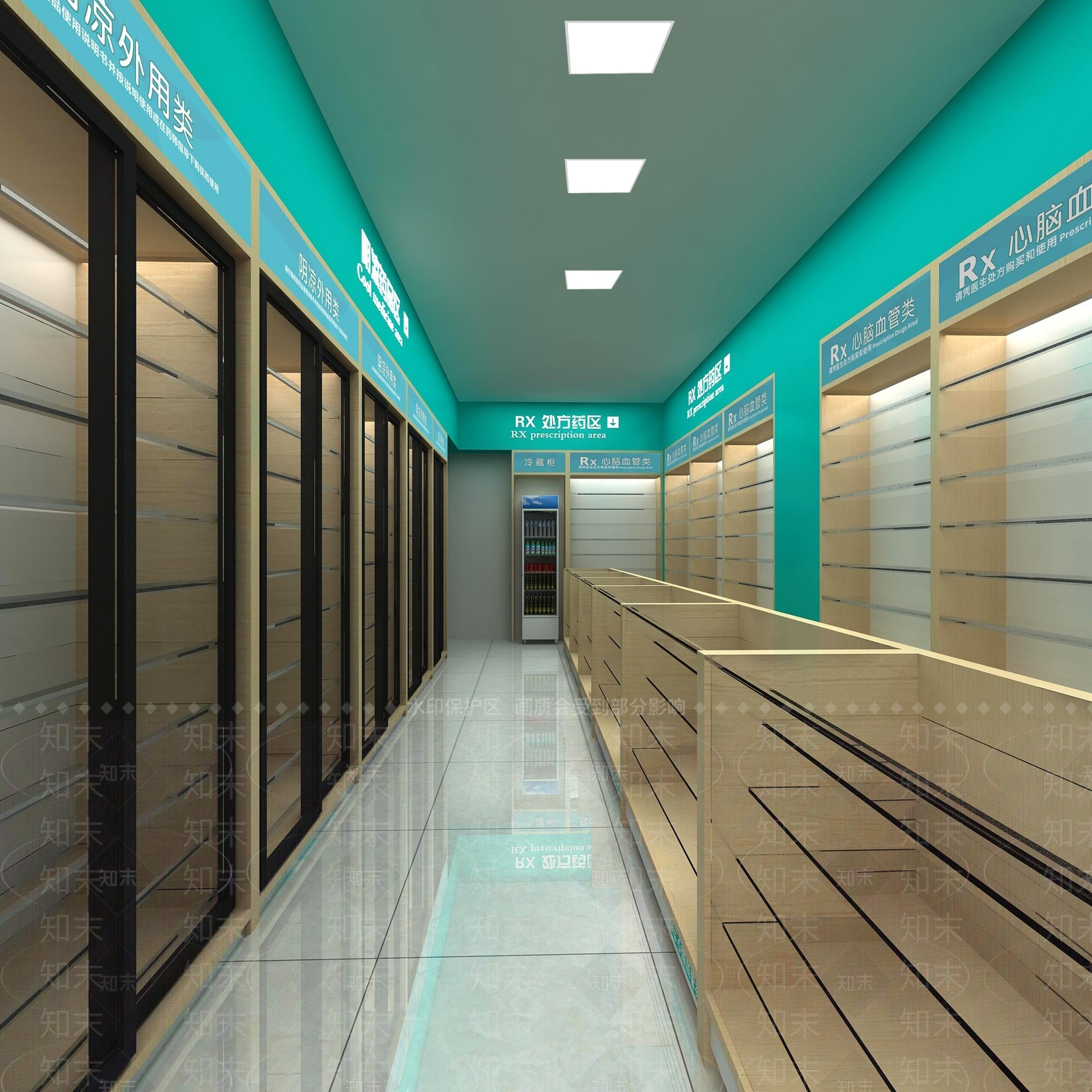 现代药店3D模型下载【ID:1106070926】