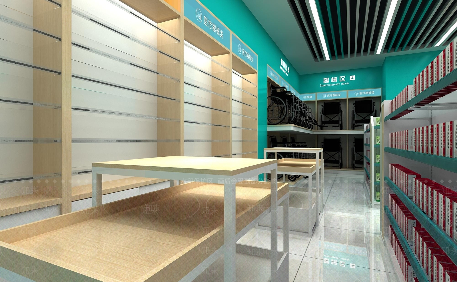 现代药店3D模型下载【ID:1106070926】