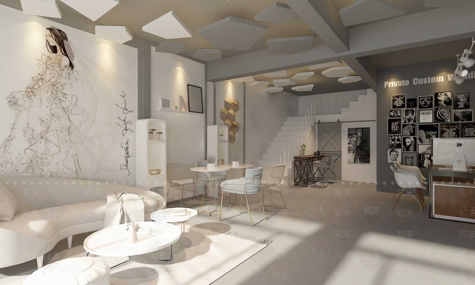 现代影楼3D模型下载【ID:1106103156】