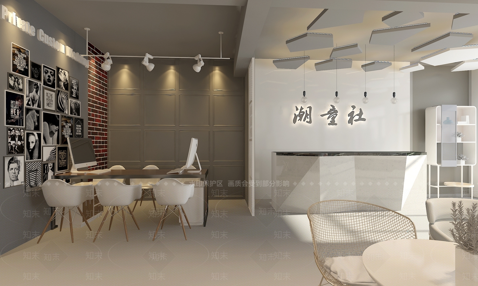 现代影楼3D模型下载【ID:1106103156】