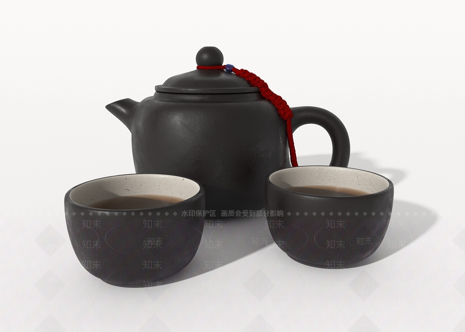 新中式茶壶3D模型下载【ID:1106103602】