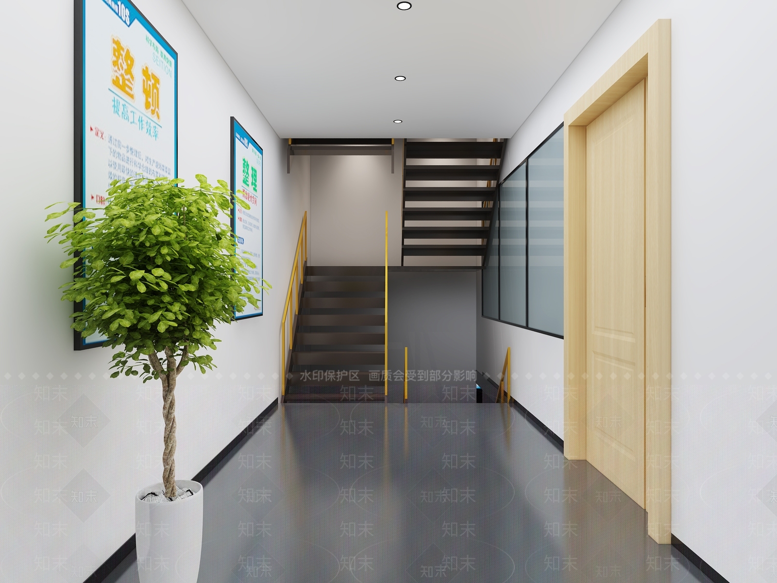 现代指挥控制室3D模型下载【ID:1106112373】
