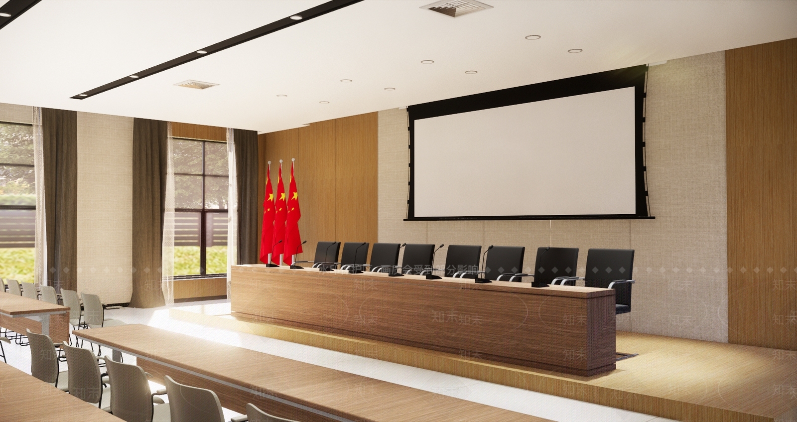 现代报告厅SU模型下载【ID:1106283950】
