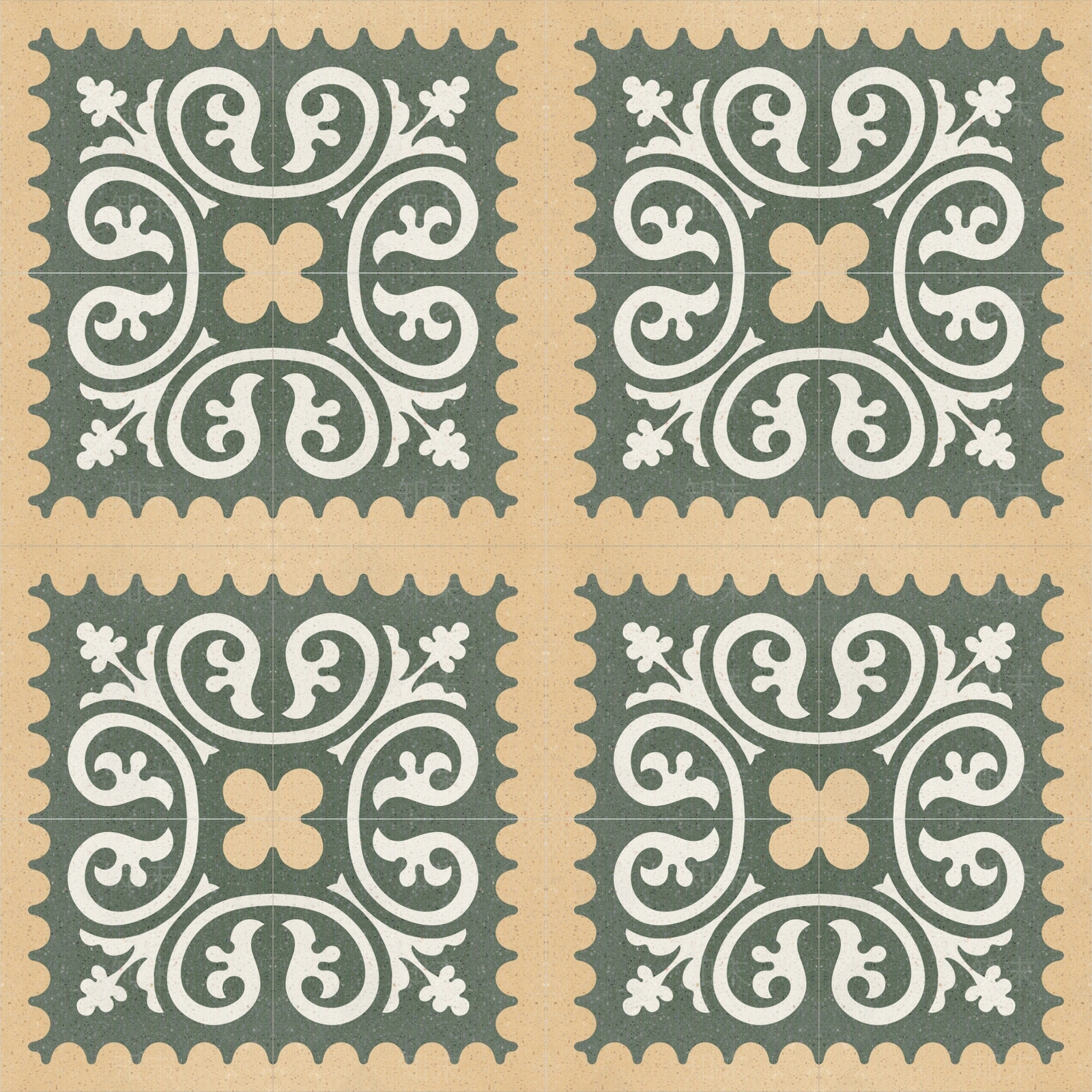 绿色欧式墙地面花砖贴图下载【ID:1106128163】