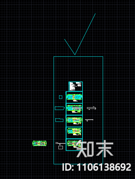 某宾馆平面装修cad施工图下载【ID:1106138692】