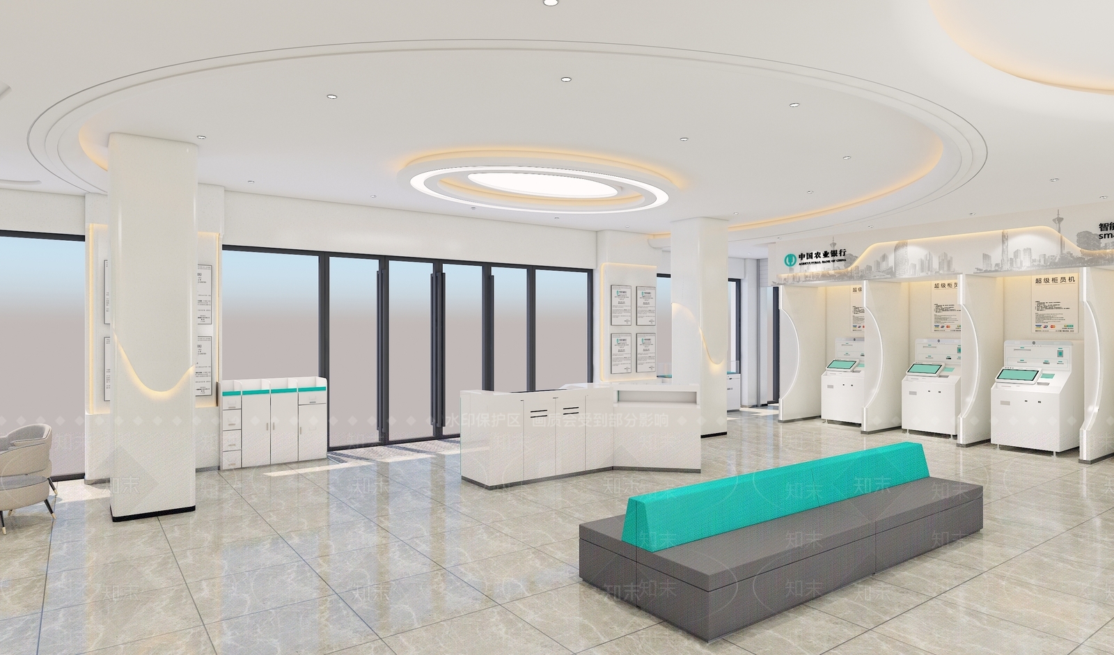 现代银行3D模型下载【ID:1106139839】