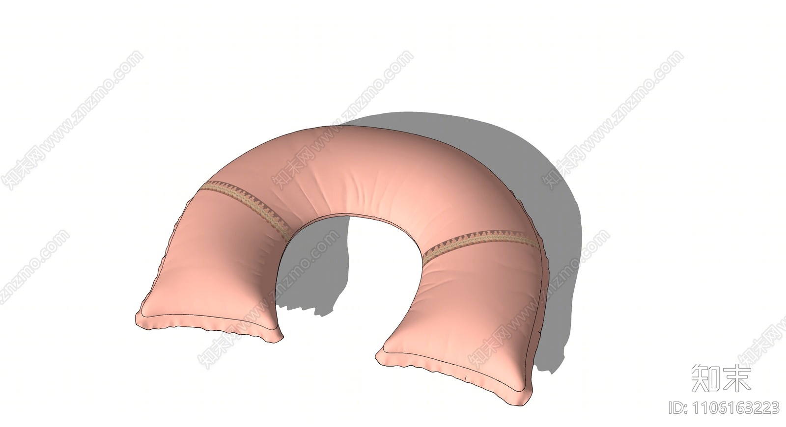 现代枕头SU模型下载【ID:1106163223】