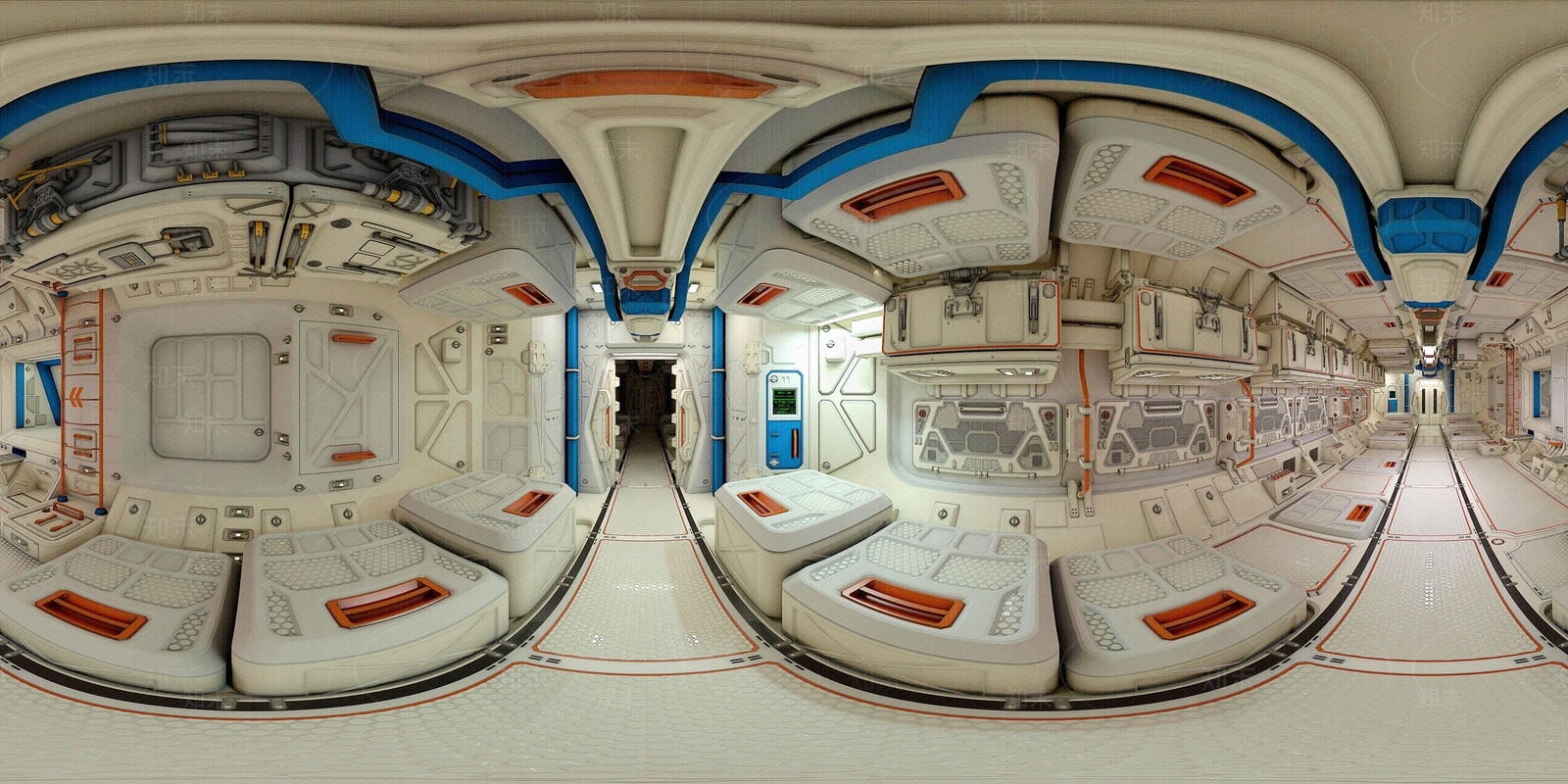 太空舱室内HDR贴图贴图下载【ID:1106175311】