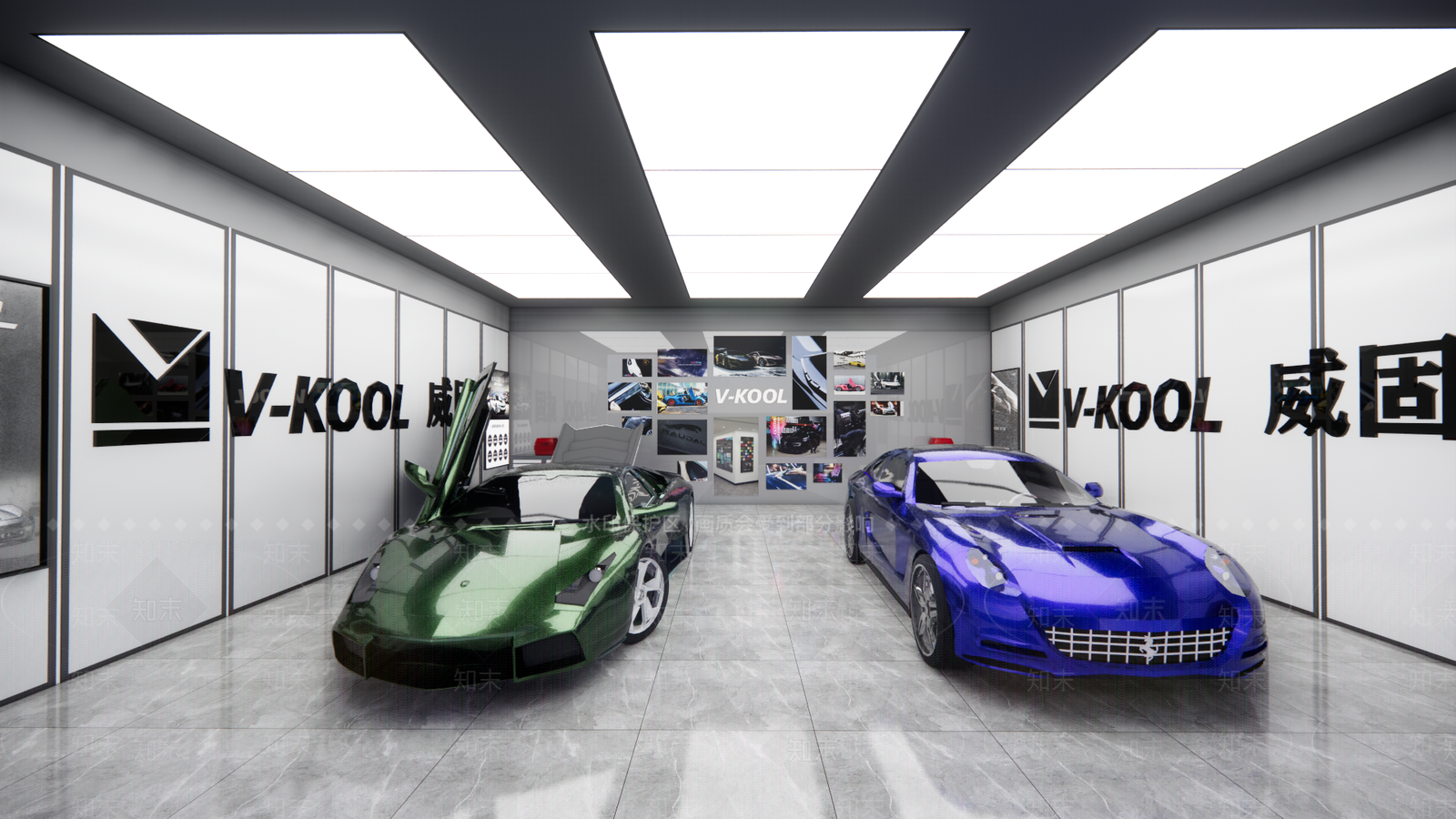 现代汽车展厅SU模型下载【ID:1106177891】
