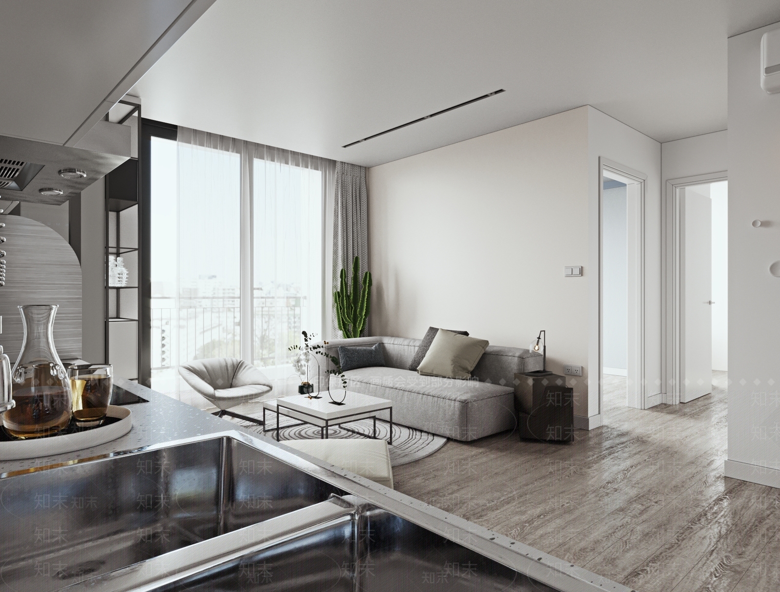 现代单身公寓3D模型下载【ID:1106181482】