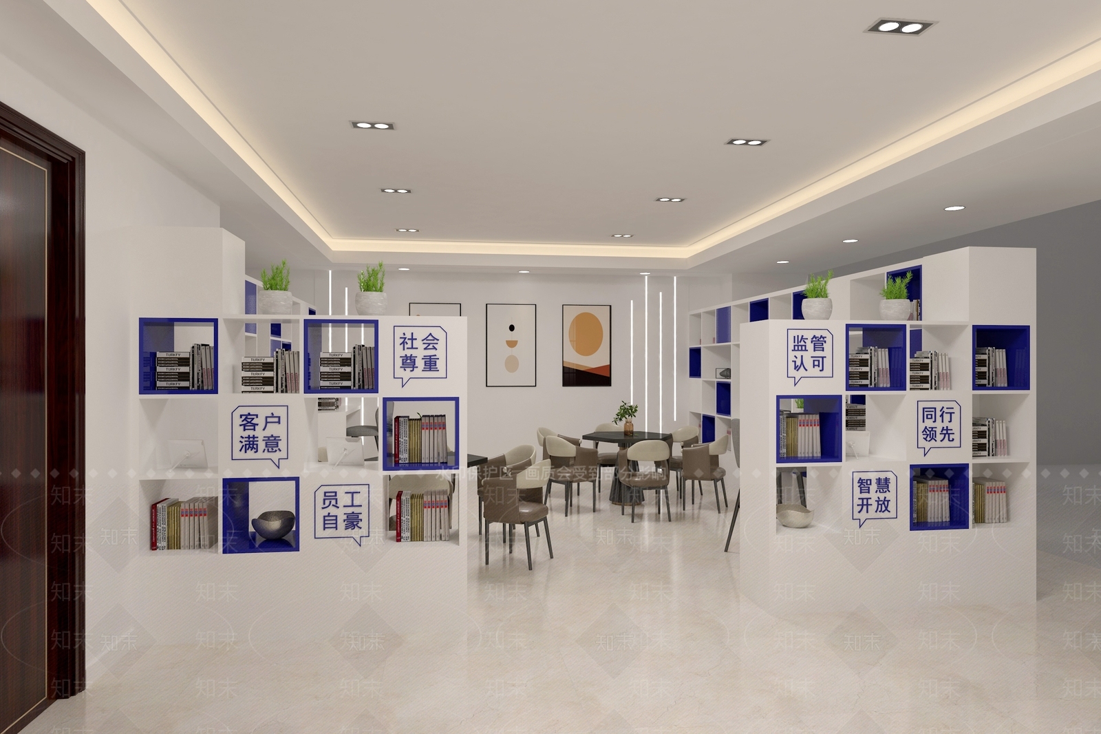 现代休息区3D模型下载【ID:1106202562】