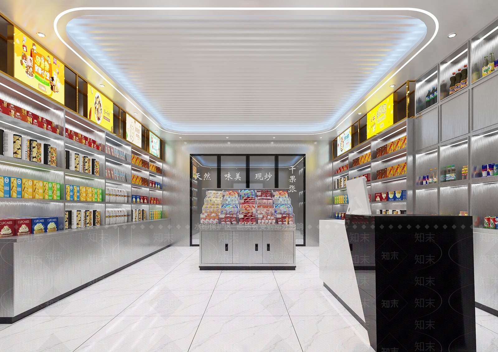 现代零食店3D模型下载【ID:1106204493】